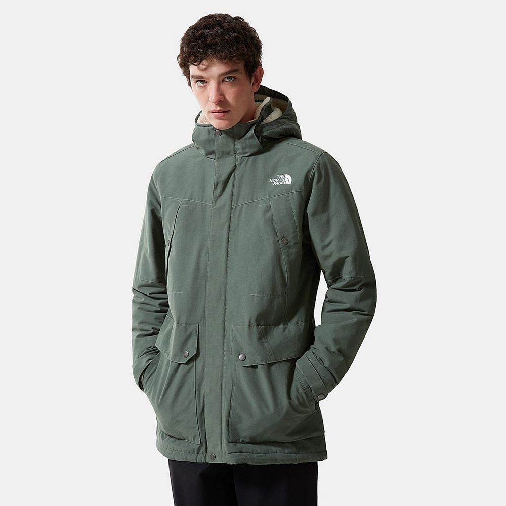 The North Face Parka Mens Australia - The North Face Katavi Green (LGU-712509)